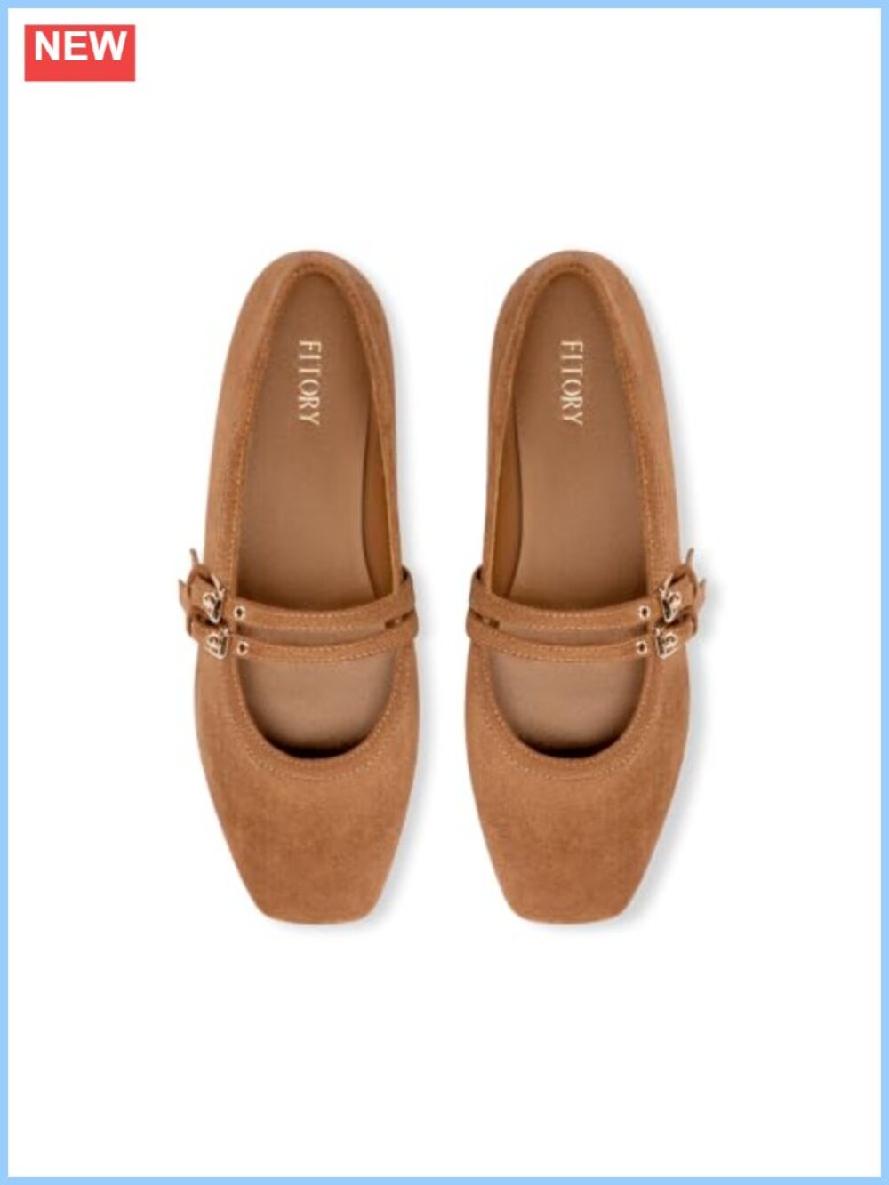 FITORY Mary Jane Shoes Women Dress Ballet Flats Business Casual
